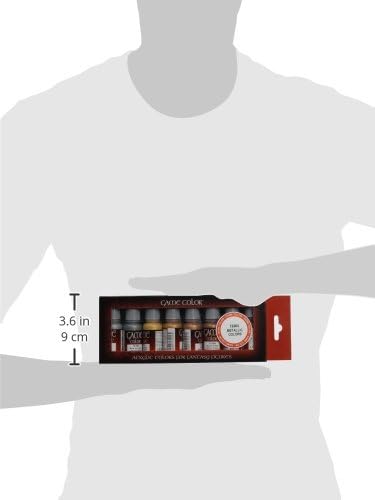 Vallejo Paints: Game Color Paint: Metallic Colors - 72303, 8 Colors, 17ml Bottles, Brilliant & Versatile Set for Stunning Model & Miniature Finish...
