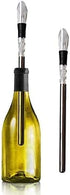 Wine Chiller Ice Red Wine Bottle Stainless Steel Cooler Chiller Stick Container Freezer 3 in 1 with Aerator and Pourer Wine Accessory (2)...