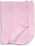 Baby Jay 100% Cotton Receiving Blanket in Blue, Pink or White Boy Girl (Pink)...