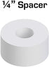 Nylon Spacer 1/4inches Thick, 1/2inches OD 0.194inches ID, 50 Pack for VEX Robotics...