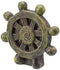 Helm of A Ship Garden Accessories Miniature Garden Bridge Figurines Garden Decor Mini Lighthouse Water Well Mini Figurines Ornament for Micro Land...