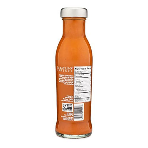 Sabatino Tartufi Truffle Hot Sauce, Gourmet Truffle Hot Sauce with Ripe Calabrian Chili Peppers, Infused With White Truffles, Kosher, Vegan, Veget...