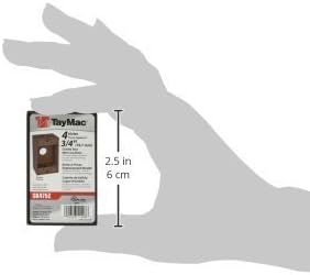 TayMac SB475Z Weatherproof Box, 1-Gang, (4) 3/4-Inch Outlets, Bronze...