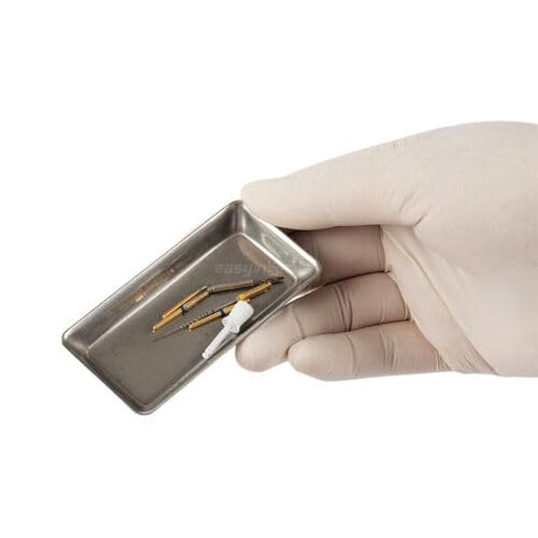 Dental Medical Tray Stainless Steel Surgical Tray Mini Bur Tray Dish for Dentist (1Pc)...