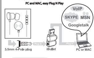 Headset Buddy Female 3.5mm TRRS Headphone Jack to Male USB-A Audio Adapter - Designed to use on MacBook, PC or Desktop Computers (PH35-USB)...