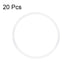 uxcell Silicone O-Rings, 32mm OD 29mm ID 1.5mm Width VMQ Seal Gasket for Compressor Valves Pipe Repair, White, Pack of 20...
