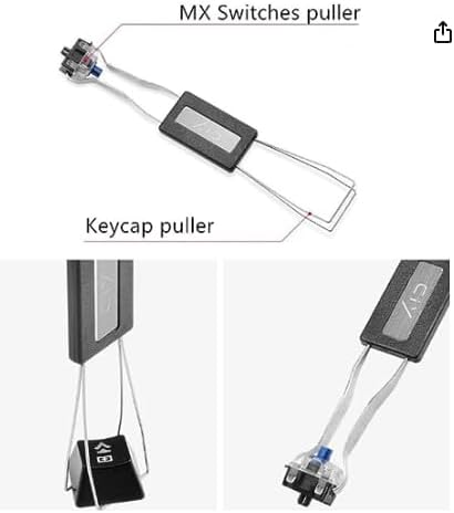 Keycap Puller Key Cap Remover Tool for Mechanical Keyboard Removing Fixing Tools,Compatible with Logitech G413 SE/G613/G915/G213 Corsair K100/K70...