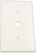 Leviton 1-Gang Cable .406" Diameter Hole Wallplate, 80718-W, White...