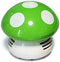 Honbay Mini Cute Table Dust Vaccum Cleaner, Mushroom Shaped New Portable Corner Desk Vaccum Cleaner Mini Cute Vacuum Cleaner Dust Sweeper (Green)...