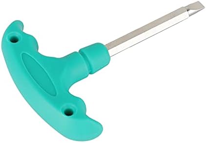 CAMVATE Straight Screwdriver Assembly Tool Silver Stainless Steel Made with Plastic T-handle - 2825...