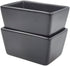 Sizikato Matte Black Porcelain Sugar Packet Holder Tea Bag Bowl, 5 Oz...