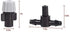 Plastic Mist Misting Nozzle Sprinkler Tee Joints for Misting Watering Plant Flower Cooling System Home Garden Irrigation, 20pcs...