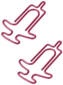 100 Count Pink Nurse Doctor Needle Syringe Shaped Paper Clips Great for Paper Clip Collectors or Office Gift - Comes in Round Tin with Lid and Gif...