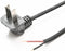 Elbow 90 Degree Angle 18AWG 2 Prong Replacement Cord Lamp Repair Wire Home Appliance Repair Power Cord, Electrical Tool Replacement Power Cord...
