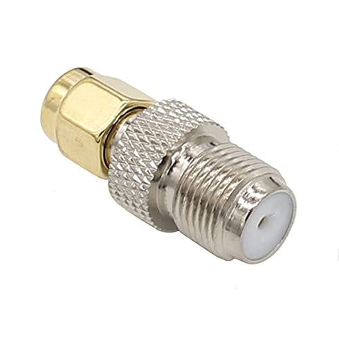 SMA to F Adapter SMA Male to F Type Male 20 inch RG58 Coax Coaxial Extension Cable +3pcs F Type to SMA Male Female Connector for RF Application...