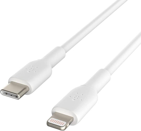 Belkin BoostCharge Fast Charging USB C to Lightning Cable 3.3ft/1M - MFi Certified 18W Power Delivery iPhone Charger Cord - Apple Charger USB C Ca...
