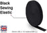 Black Elastic Band for Wigs 1 inch for Sewing Waistband x 11 Yard Spool, Wig Elastic Bands for Melting Lace, High Elasticity, Elasticos para Costu...
