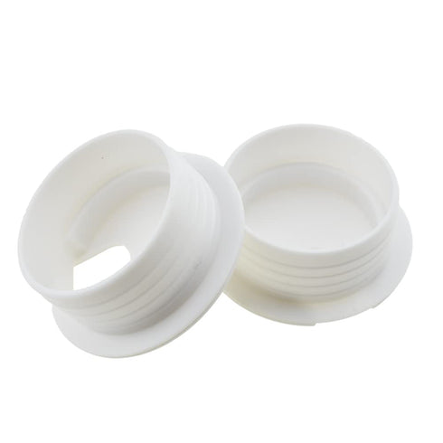 HAHIYO 2Pcs 1.5Inch/38mm White ABS Plastic U-Shaped Desk Grommet Wire Grommet Cable Management Cord Hole Cover Desk Wire Hole Insert Wire Organize...