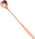 4 Pieces Heart Shaped Spoon Coffee Teaspoon 7 Inch Set Stainless Steel Long Handle Spoon Stir Bar Spoon Stirring Spoon Ice Cream Spoon Rose Gold...