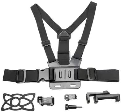 DovzS. Mobile Phone Chest Strap Holder.?ompatible with GoPro for VLOG/POV, with iPhone 13 12 11 Pro Max Plus, Samsung, GoPro Hero 9, 8, 7, 6, 5, O...