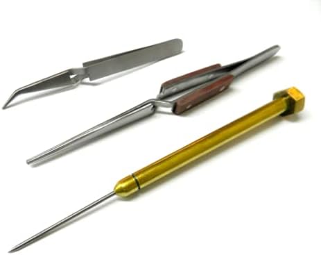 JTS Jewelry Soldering Tools Tweezers and Titanium Solder Pick Set of 3 Jewelry Making Tools...
