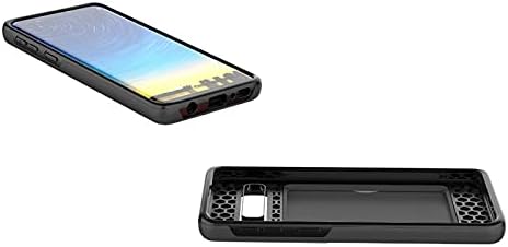 Asuwish Phone Case for Samsung Galaxy S10 with Tempered Glass Screen Protector Cover and Credit Card Holder Stand Slim Hybrid Cell Accessories Gla...