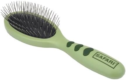 Coastal Pet Safari Wire Pin Brush with Plastic Handle - General Dog Grooming Brush for Dogs with Short and Long Hair - No-Slip Handle - Compatible...