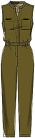 McCall's Patterns M7330 Misses' Button-UP Utility Jumpsuits & Rompers, ZZ (Large-X-Large-XX-Large)...