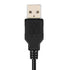 USB 2.0 Flush Mount Cable, Round Single Port USB Male to Female Car AUX Mount Flush Panel Extension Cable for Car Truck Boat Motorcycle Dashboard ...