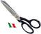 Ultima 6 Inch Bent Handle General Purpose Scissors – Drop Forged Carbon Steel Trimmer Sheers, Chrome Plated with Black Bent Handles, Made in Italy...