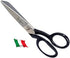 Ultima 6 Inch Bent Handle General Purpose Scissors – Drop Forged Carbon Steel Trimmer Sheers, Chrome Plated with Black Bent Handles, Made in Italy...