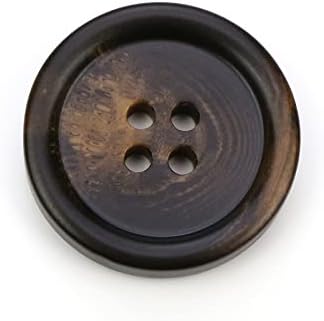 10 PCS 4 Holes Round Pattern Resin Buttons Flatback Sewing Button Favorite Findings Basic Buttons for Clothing Arts Crafts Projects DIY Decoration...