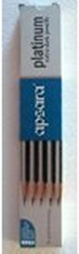 Apsara Platinum Extra Dark Pencils 1 Pack X 10 Pencils + Eraser And Sharpner Free...