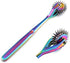Goldenhandcrafts, Wartenberg Neuro Pinwheel Stainless Steel 3 Head Diagnostic Instrument Pin Wheel Multi Color Rainbow, 6.6 In...