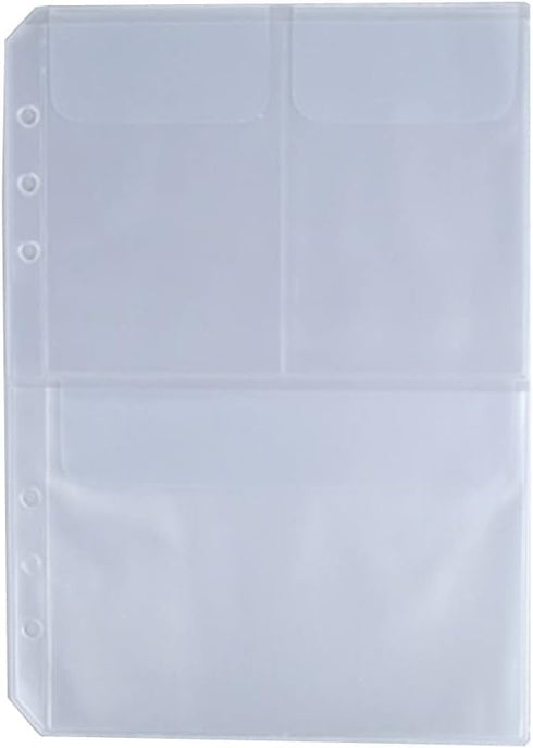 Arbuya 5pcs/Pack Cutting Dies Storage Bag with 3 Pockets Scrapbooking Stickers Storage Pockets Die Cuts Stencil Envelope Organizer Pages for Dies ...
