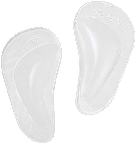 Dr. Foot's Arch Support Shoe Insoles for Flat Feet, Gel Arch Inserts for Plantar Fasciitis, Adhesive Arch Pad for Relieve Pressure and Feet Pain (...