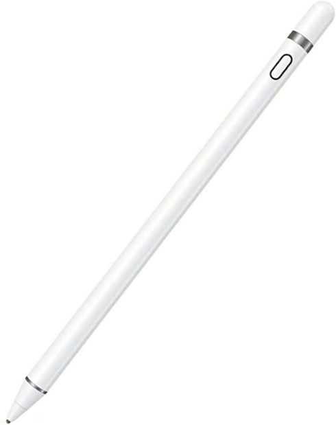 Stylus Pens for Touch Screens(2 Pcs), High Precision Disk Stylus Pen with 2 Replaceable Tips,Compatible with All Touch Screens (White Blue/White P...