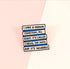 Colour Funny Title I Have a Medical Condition All Right. It's Called Caring Too Much! And It's Incurable Enamel Pin Mental Health Letters Slogan T...