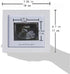 IHEIPYE Baby Sonogram Photo Frame - Ultrasound Picture Frame for Expecting Parents, Baby Showers, Gender Reveal Parties, Nursery Decor (Silver Tex...