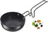 Sahishnu Online & Marketing Hard Anodized Aluminium Tadka Pan, Mini Fry Pan, Large Tadka Pan,Dal Tadka Pan,Vagaria,Vagaria with Long Handle...