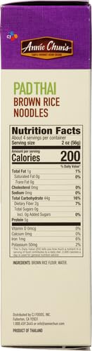 Annie Chun's Padthai Brown Rice Noodle, 8 Oz...
