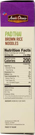Annie Chun's Padthai Brown Rice Noodle, 8 Oz...