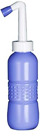 Portable Bidet Bottle for Travel Personal Hygiene Care Manual Bidet (11in), Blue...