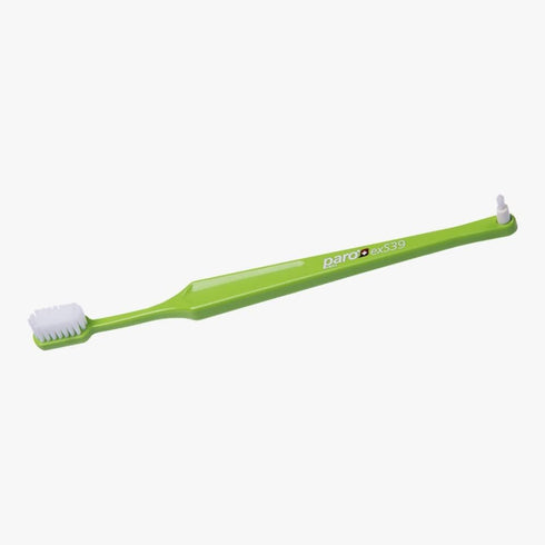 Paro exS39 Extra Sensitive Toothbrush with Interspace Brush F | Dual Features | Ultra Soft Bristles | Unisex | (6 Pack), 6.0 Count...