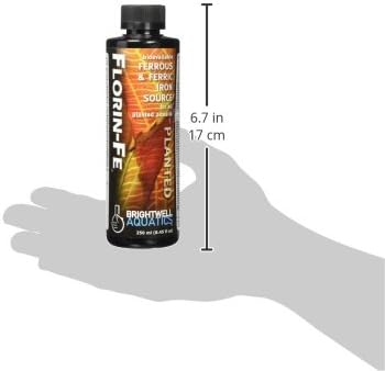 Brightwell Aquatics Florin Fe - Bioavailable Ferrous & Ferric Iron Source for Planted Aquariums 250-ml...