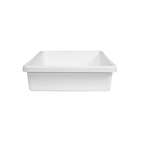 TrippNT 50424 White Polystyrene Plastic Drawer Organizer, 1 Pocket: 14" Width x 3" Height x 10" Depth...