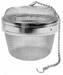New Twist-Lock Spice Ball Tea Infuser Herb Infuser, Stainless Steel, Big Size (2.5 x 1.5")...
