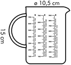 Tescoma 630434.00 Measuring Jar for 30oz, 1.0 Litre, Made of Glass...