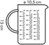 Tescoma 630434.00 Measuring Jar for 30oz, 1.0 Litre, Made of Glass...