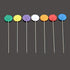 Mgoodoo 100PCS Sewing Pins Flat Head, 1.97inch Straight Pins Flower Head Quilting Pins for Dressmaker, Fabric, Craft, Sewing Project, DIY Jewelry ...